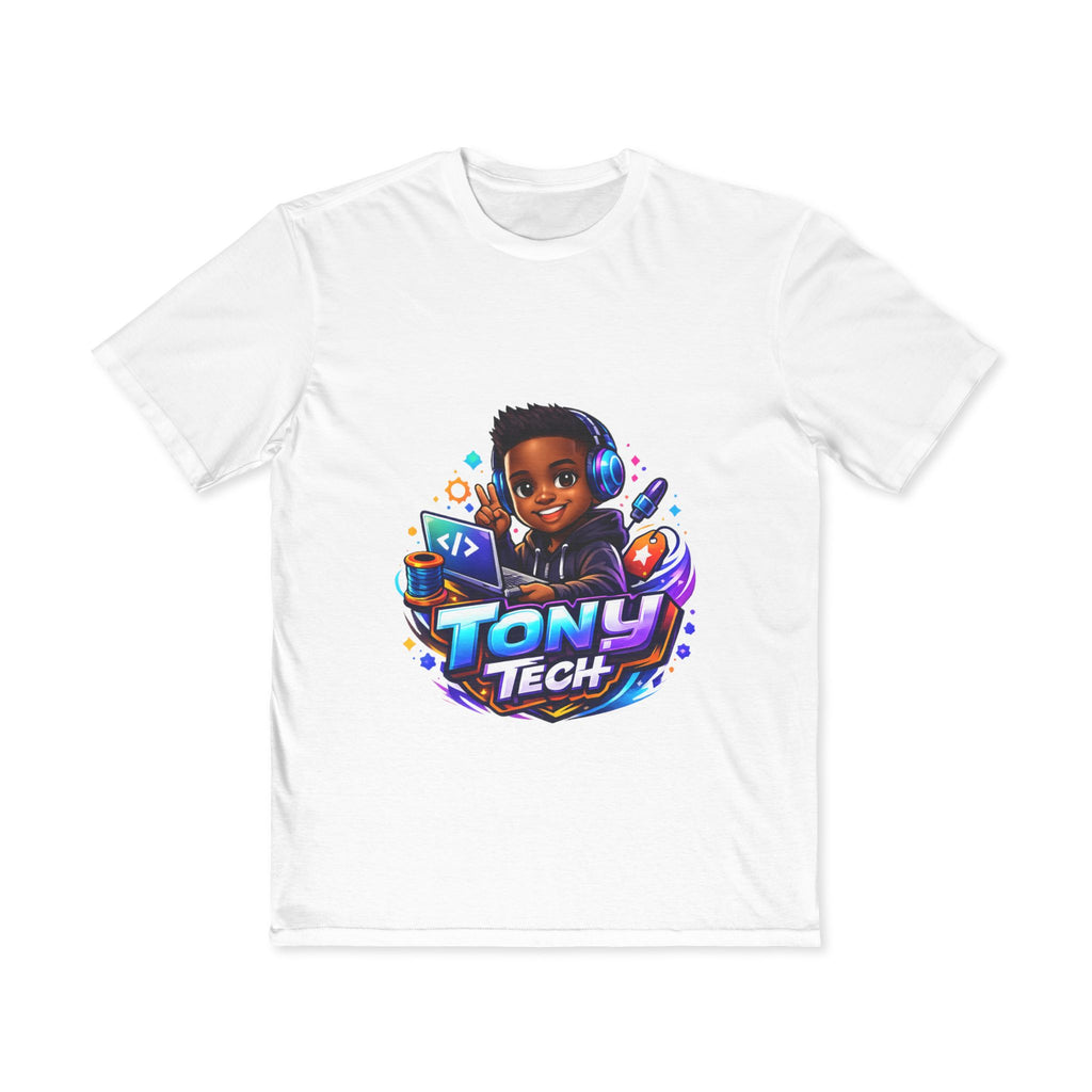 Tony Tech Kids' Coding T-Shirt — Cute Gamer Programmer Design ("Sweet Dreams")